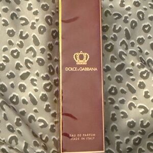 Dolce & Gabbana Fragrance Box with Gold and Red Accents